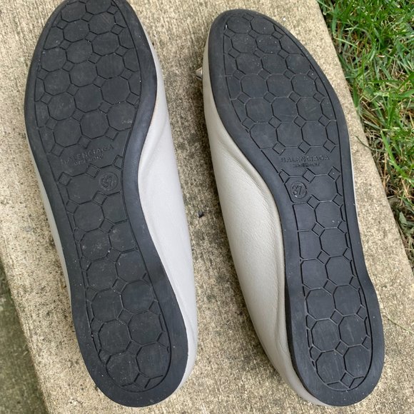 Balenciaga Gray Studded Ballet Flats 37B - Picture 6 of 6